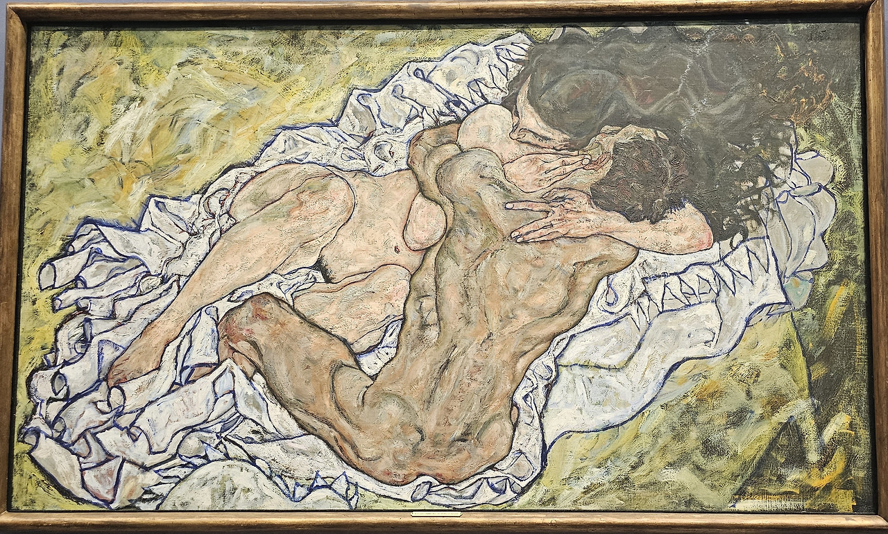 에곤실레_Lovers II 1917 (벨베데레 하궁).jpg