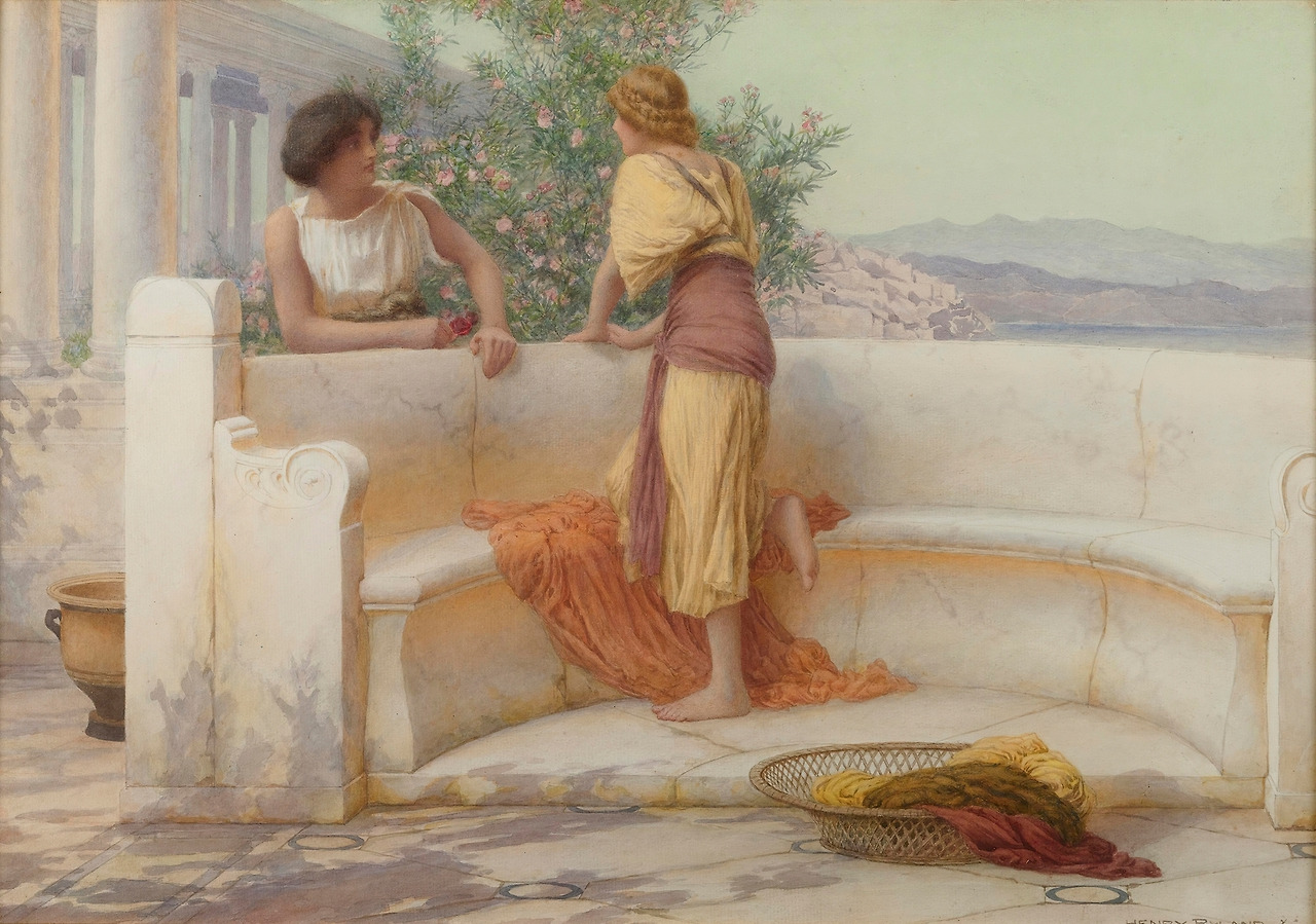 Tre Love Story(1916)_Henry Ryland(English, 1856-1924).jpg