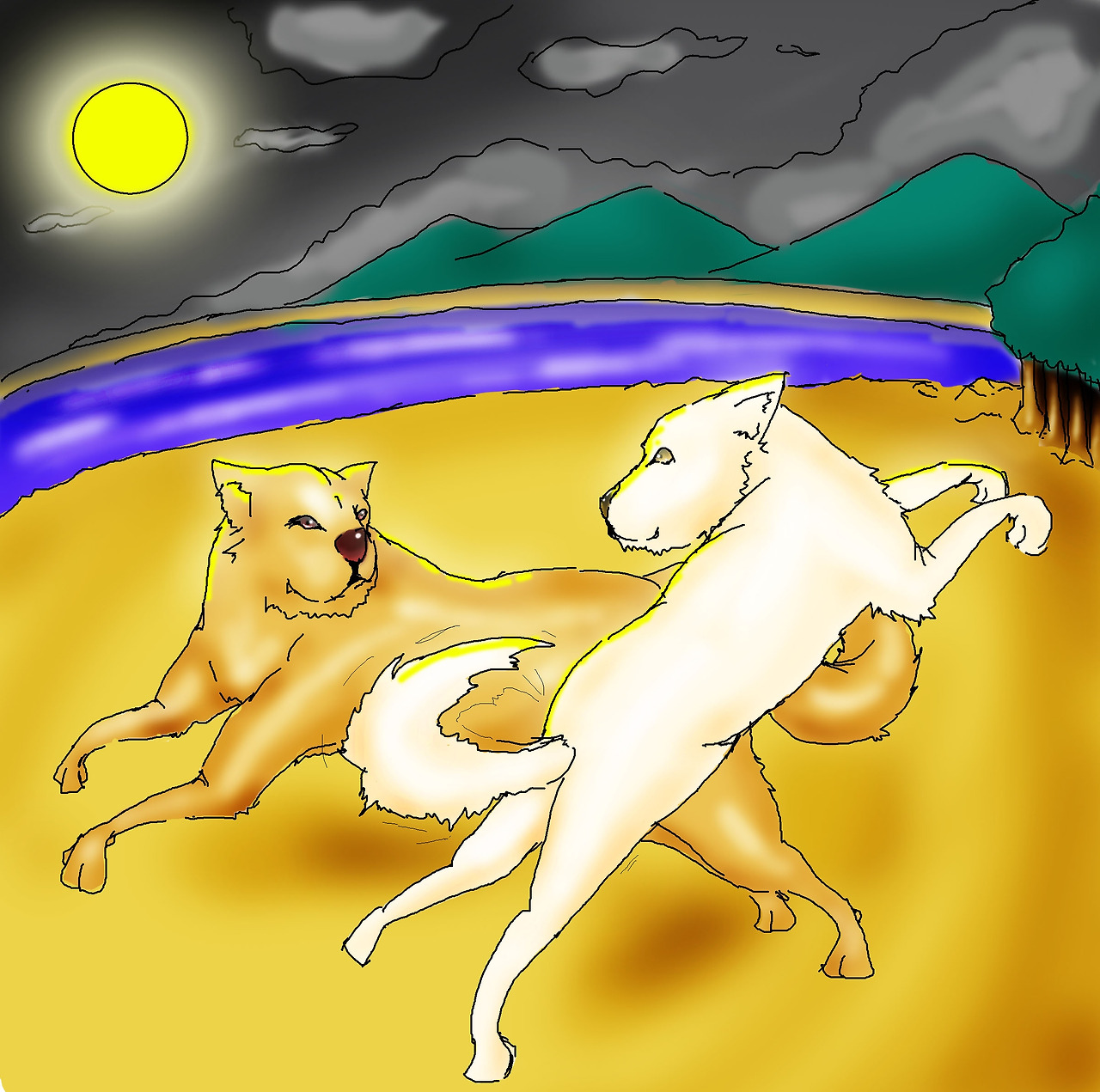 (전설텔링)삽화-환생, 천년후애3.jpg