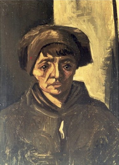 1884 Dec Head of a Peasant Woman with Dark Cap.jpg