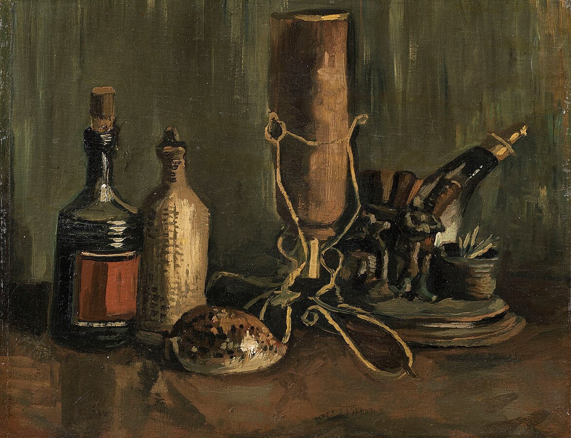 Still Life with Bottles and a Cowrie Shell.jpg