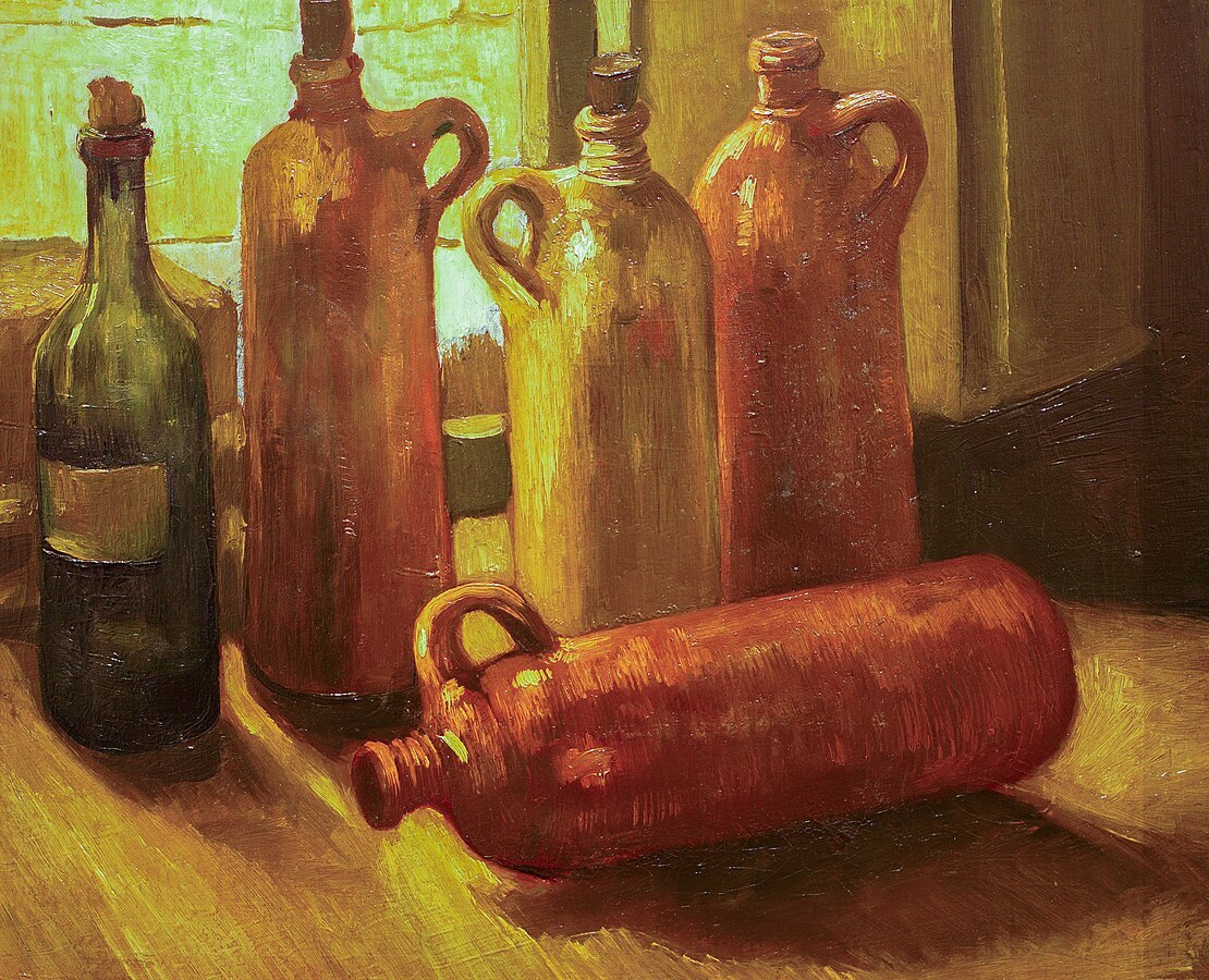 Still life with five bottles.jpg