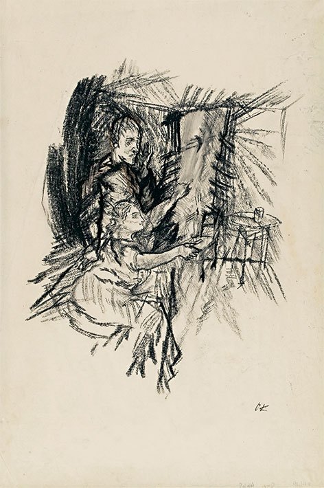 석판화 연작 ‘묶여 있는 콜럼버스’를 위한 습작 1913.jpg