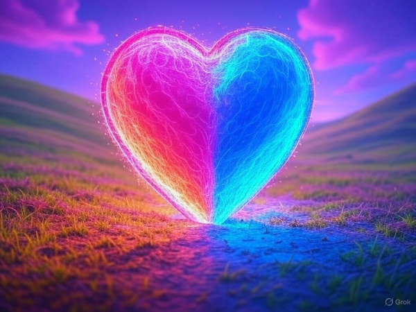 아늑한 수채화 하트와 무지개 그라데이션.jpg