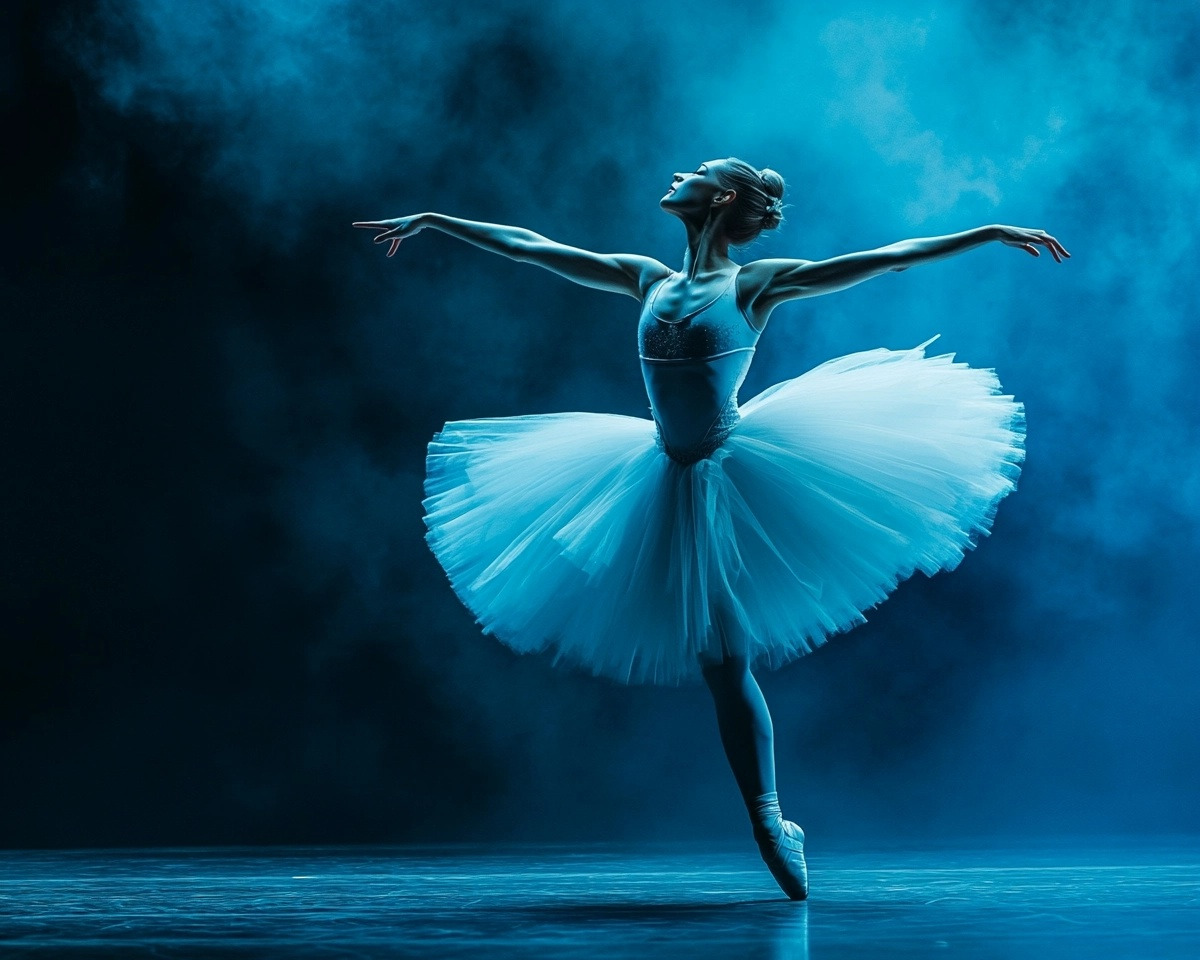 a ballerina on stage, capturing the elegance and intensity of her performance in stunning detail (4).jpg