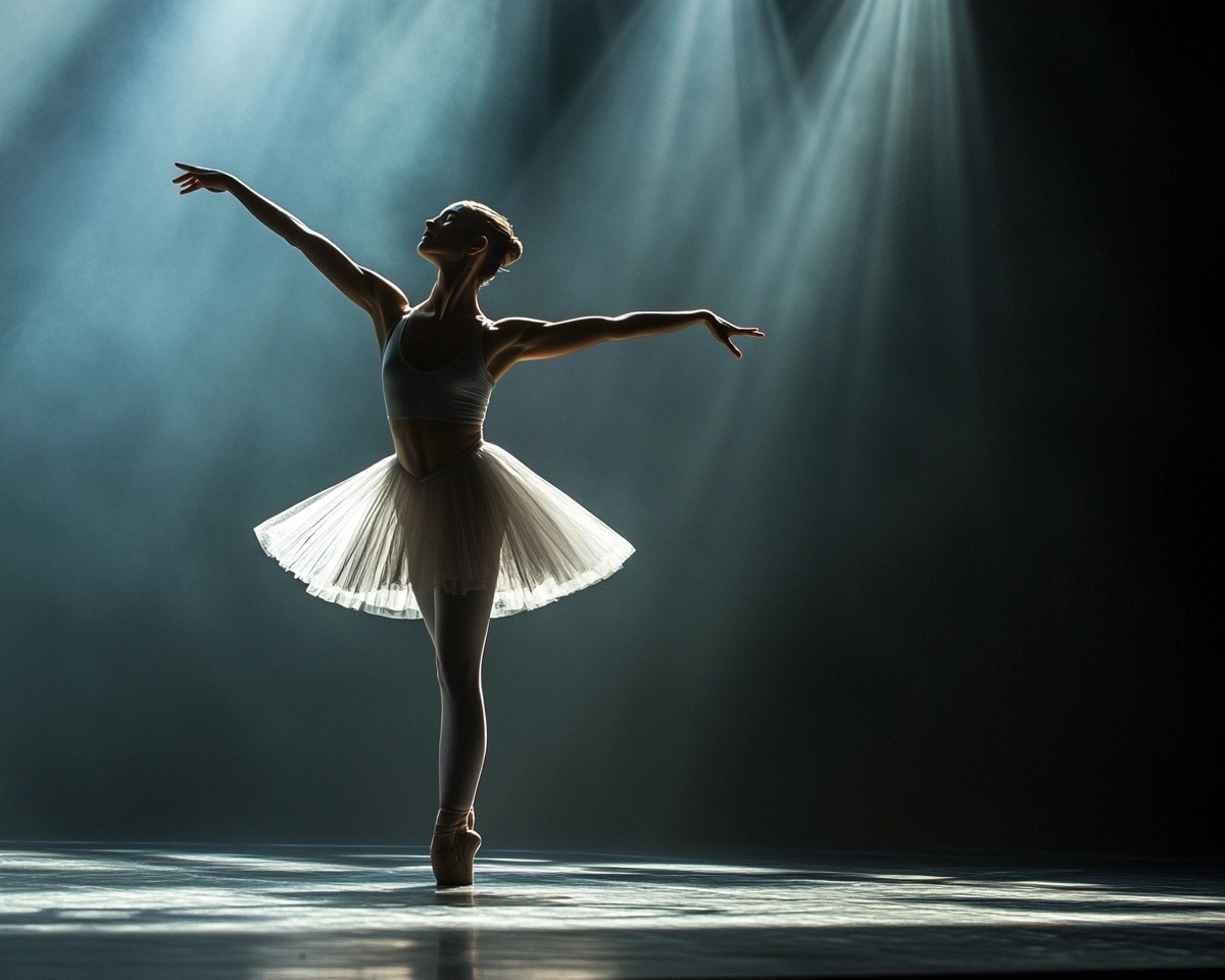 a ballerina on stage, capturing the elegance and intensity of her performance in stunning detail (1).jpg