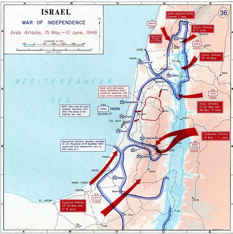 The 1948 Arab-Israeli War, First Arab-Israeli War.jpg