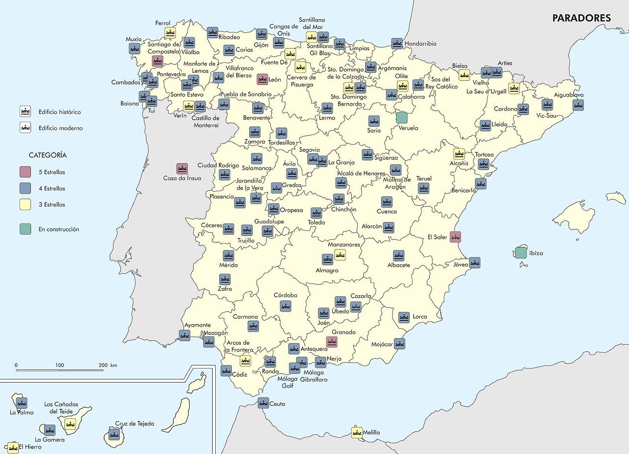 Mapa de Paradores Nacionales de España en 2025.jpg