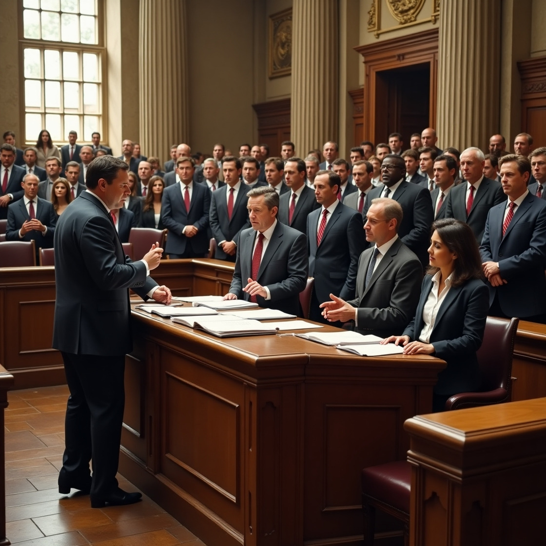 Flux_Dev_A_bustling_courtroom_scene_with_multiple_lawyers_both_0.jpg
