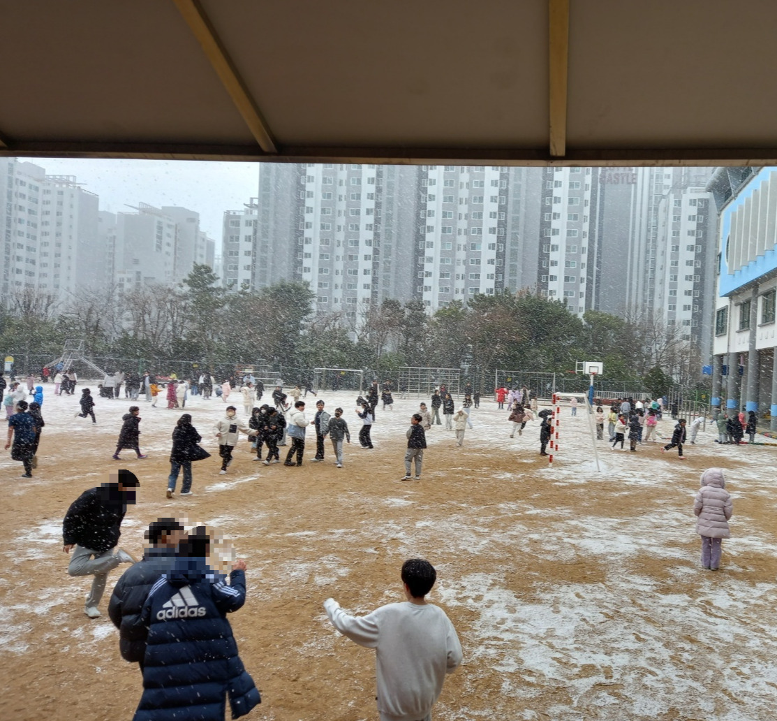부산 초등학교-눈구경하는 아이들.jpg
