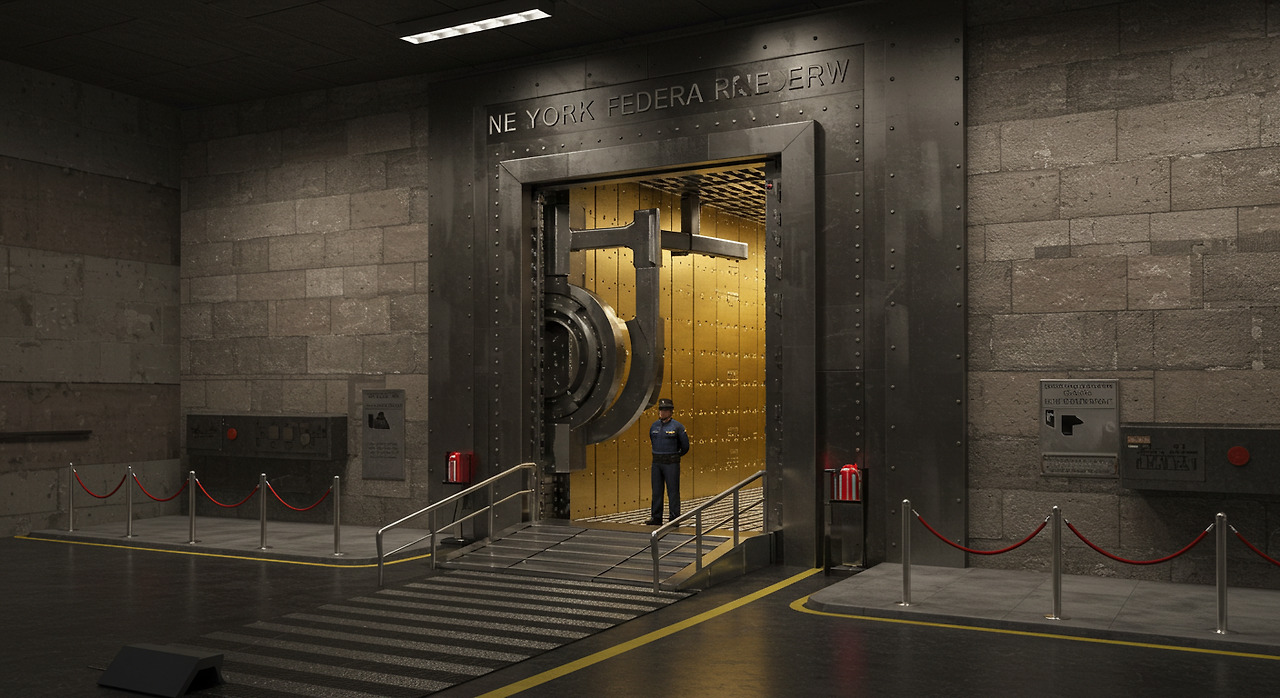 뉴욕 한복판 지하에 숨겨진 세계 최대의 금고 이야기