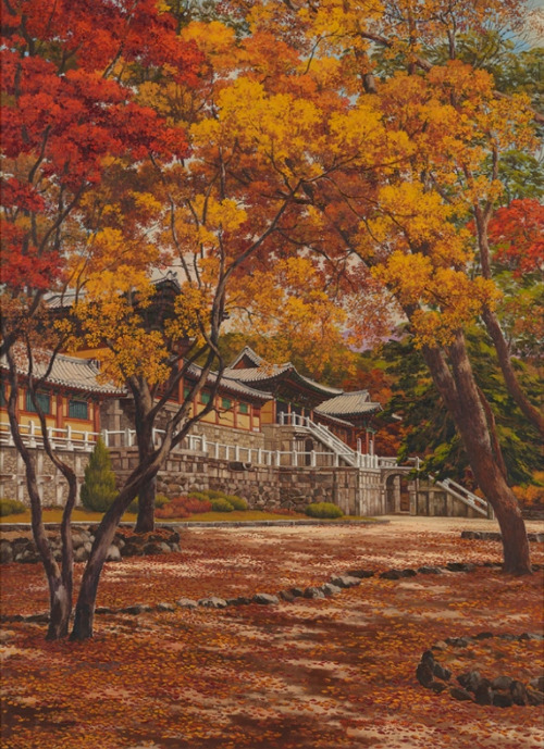 박광진, 불국사의 가을, 1978.jpg