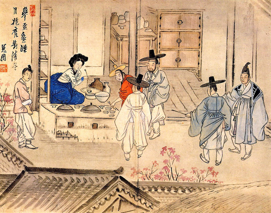 신윤복 '주사거배'.jpg