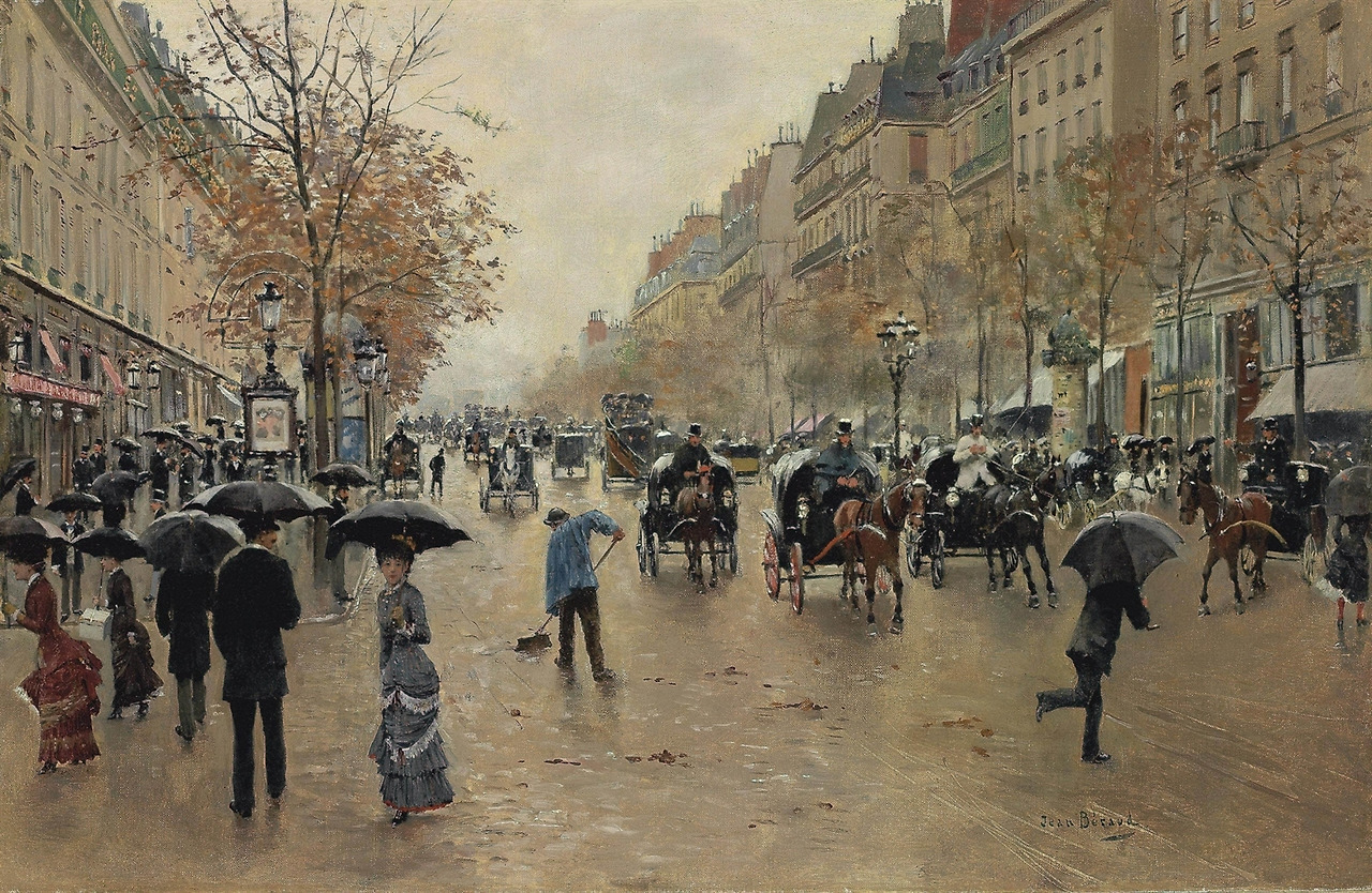 Boulevard Poissonniere in the Rain - Jean Béraud.jpg