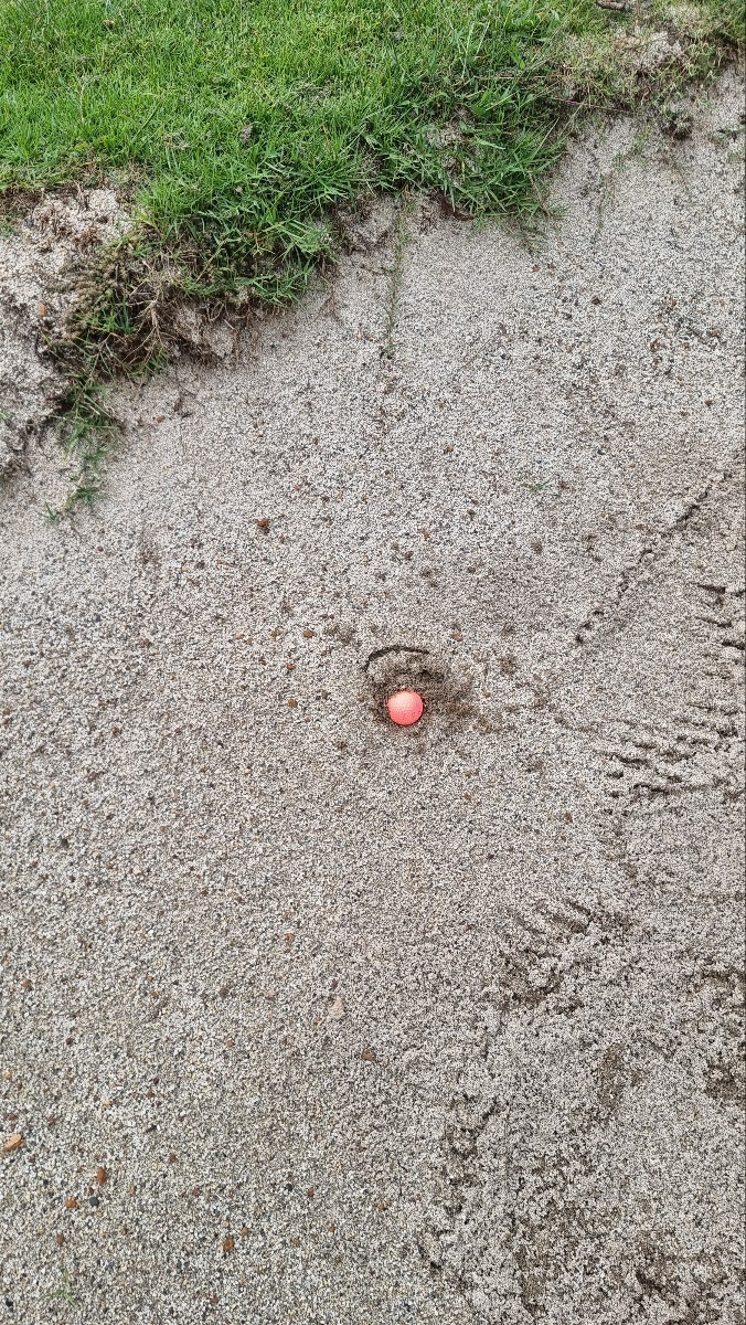 벙커에 처박힌 볼.jpg