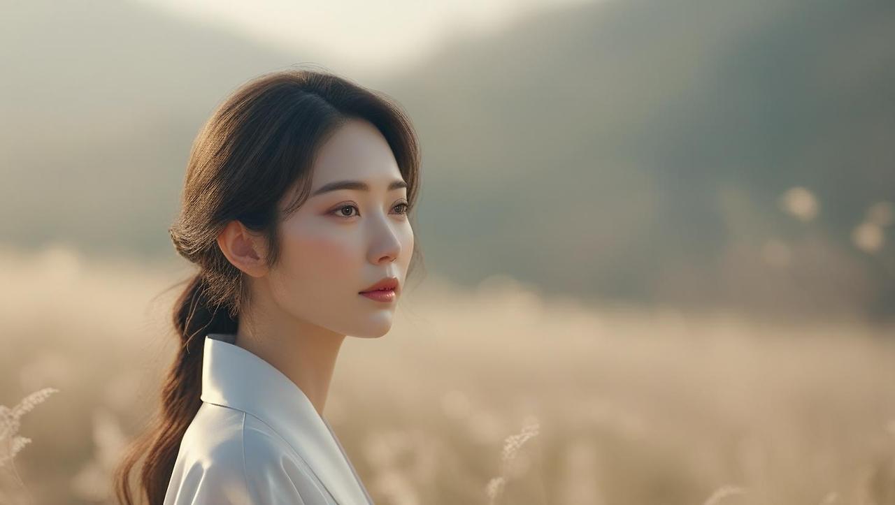 미모의 한국여성 옆으로 작게 악마와 천사의 목소리가 들려.jpg