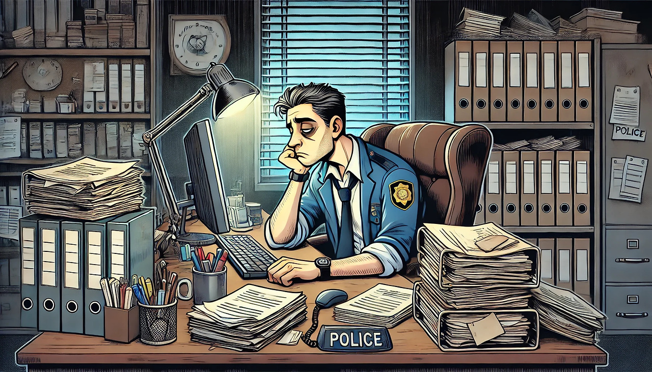 업무 과중으로 인한 수사관.jpg