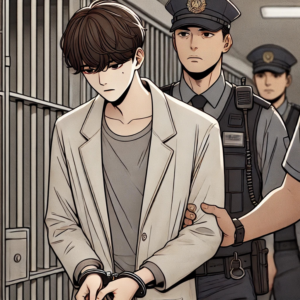 구속된 피의자 모습.jpg