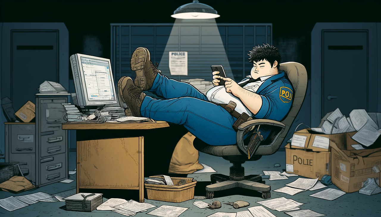 게으른 경찰.jpg