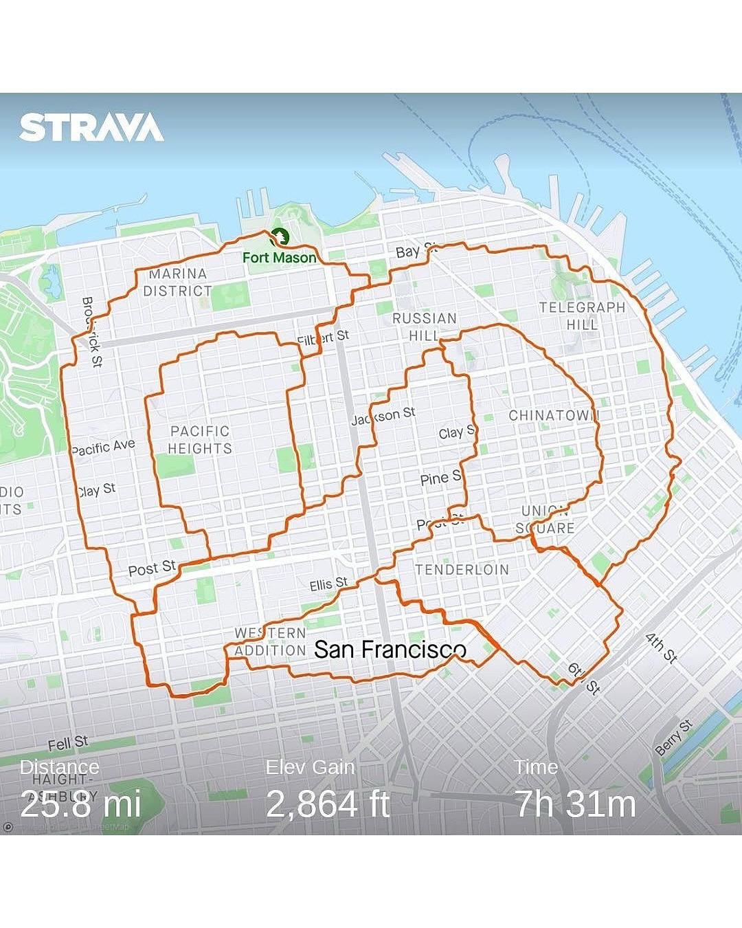 매년 새해 목표 중에 ‘운동’은 빠지지 않고 등장합니다  누구나 쉽게 시작할 수 있는 운동으로는 시간과 장소의 제약이 적은 러닝이 여전히 인기를 끌고 있는데요. 작심삼일러를 위해 러닝에 흥미를 붙여줄 계정을 발견했습니다. 마라토너 겸 스트리트 아티스트 레니 모건은 샌프란시스코 일대를 캔버스 삼아 스트리바 앱의 경로 기록 기능을 활용해 지도 위에 그림을 그립니다  그의 발은 붓 (4).jpg