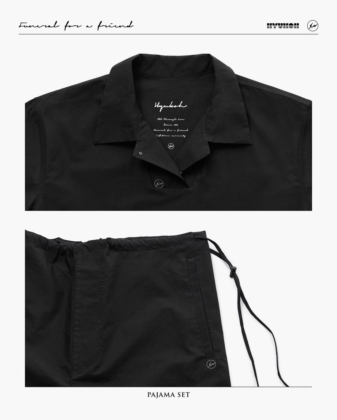 ⠀⠀⠀⠀⠀⠀⠀⠀⠀⠀⠀⠀⠀⠀⠀⠀Funeral for a friend CAPSULE COLLECTION HYUKOH x Fragment Design  LENTICULAR CAP - KRW 58,000 GRAPHIC T-SHIRT - KRW 67,000 PAJAMA SET - KRW 180,000 DECISION MAKER - KRW 280,000 - EDITIONS 000-333 (4).jpg