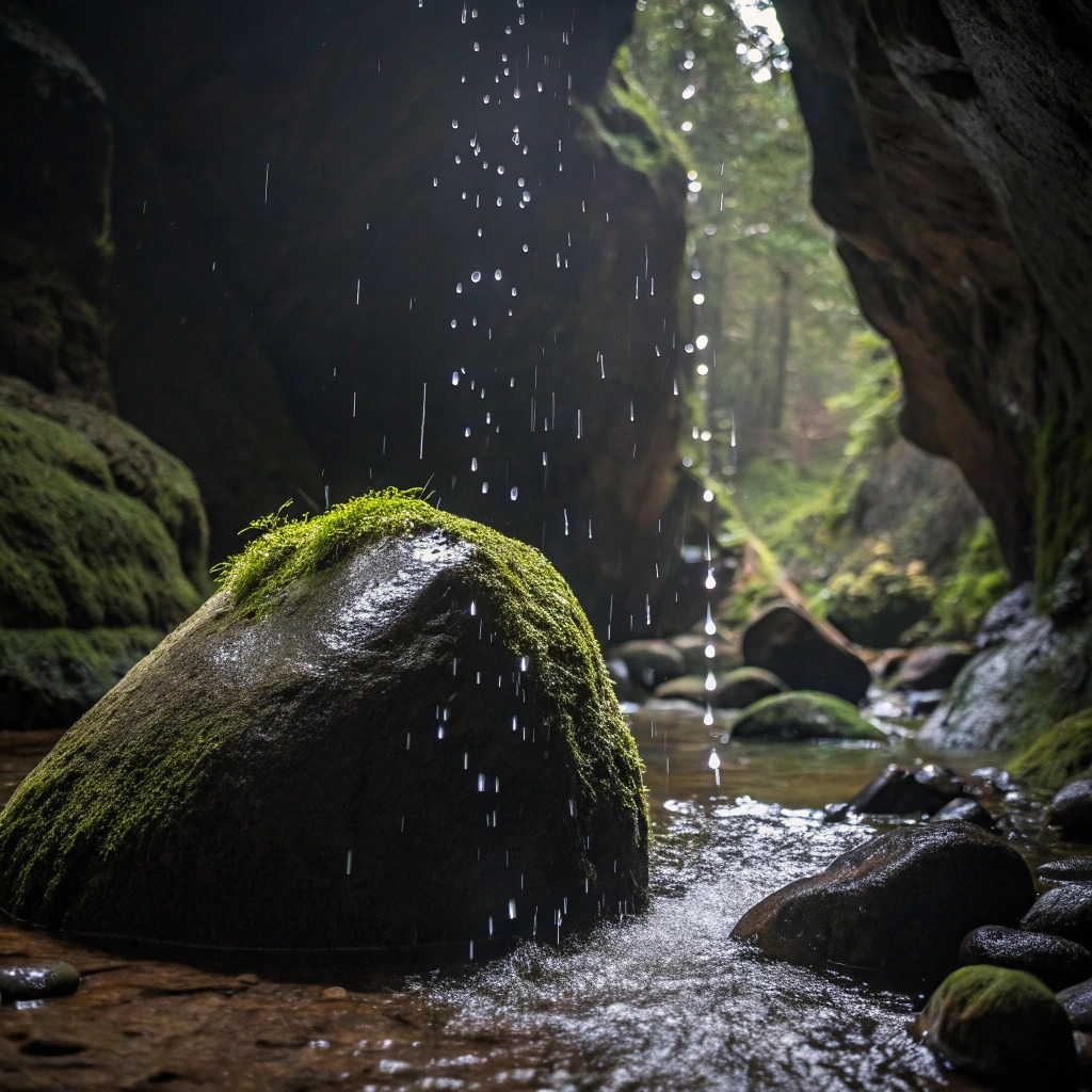 the-scene-where-water-drops-drop-on-a-big-rock-in-.jpg