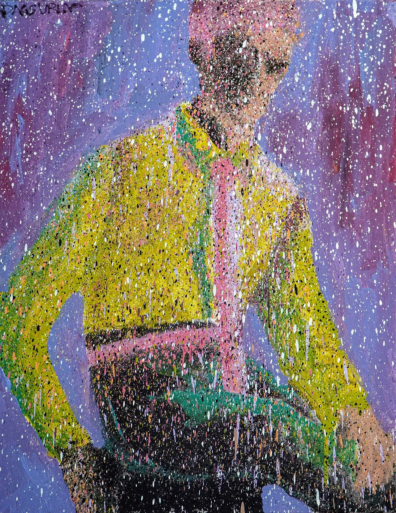 88) pink tie 10p 2022 53 x 40.9 cm acrylic on canvas.jpg