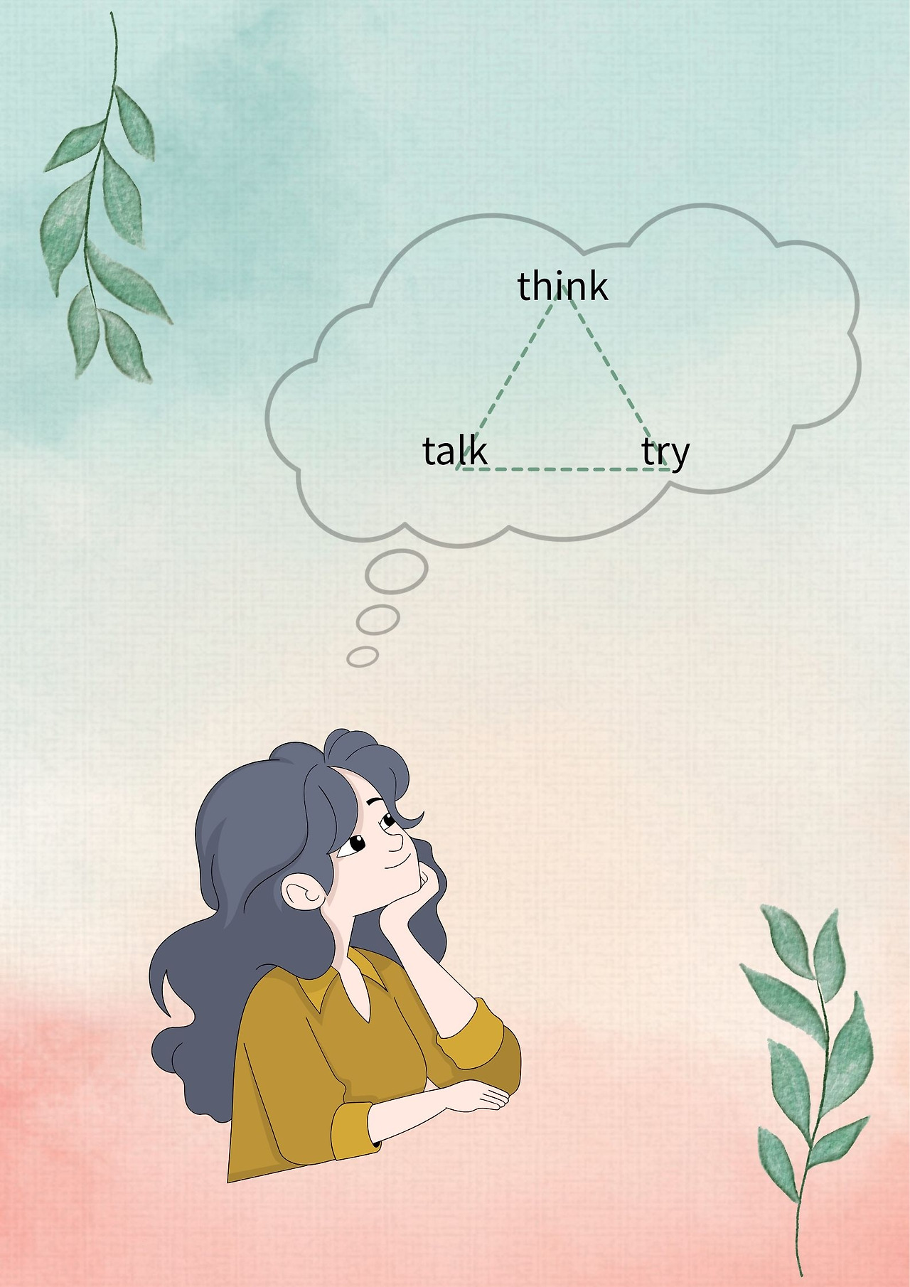 Teal Pink and Beige Minimalist Inspirational Quote Poster.jpg