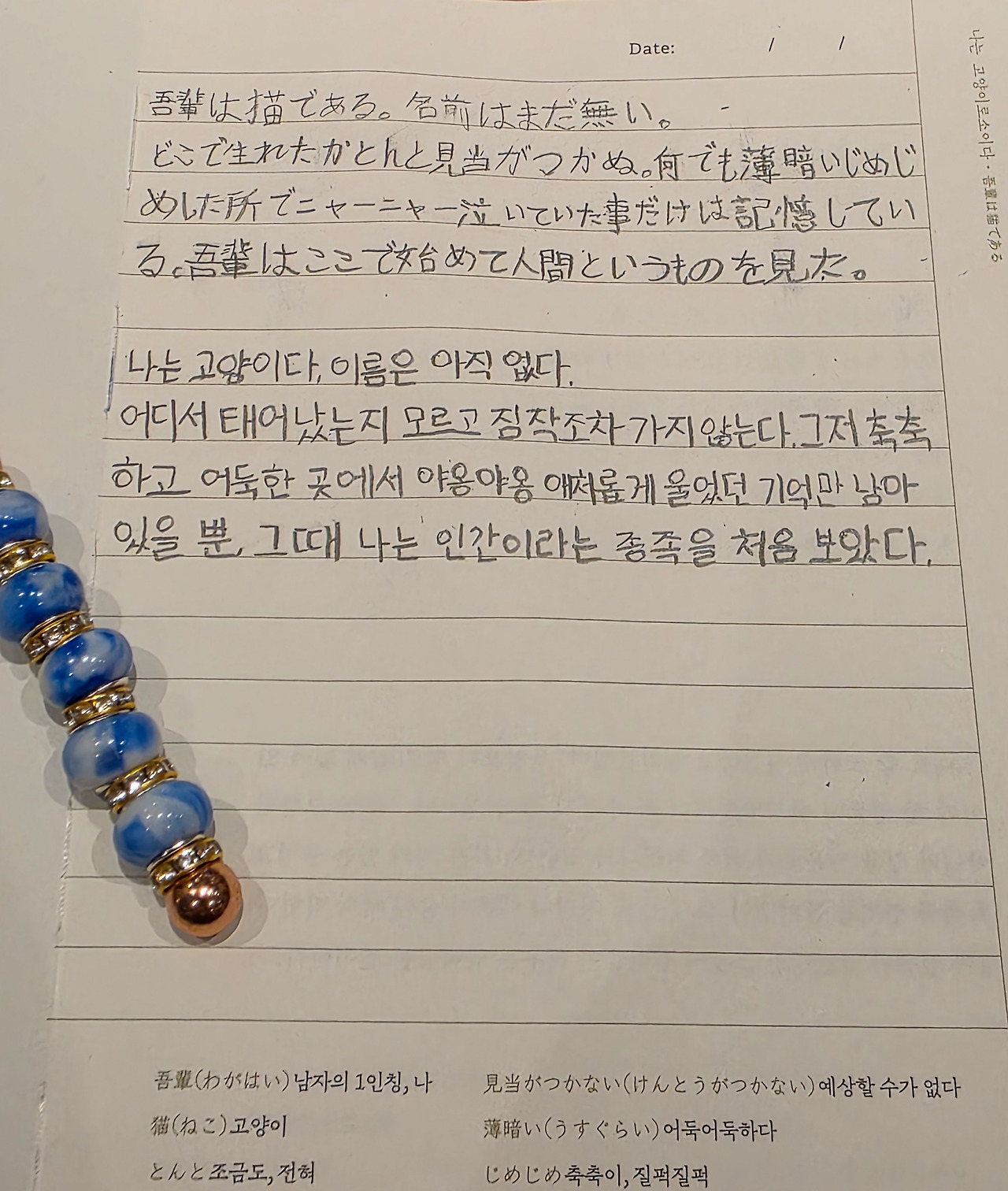 06-2나는 고양이로소이다_한국어 문장필사.jpg.jpg