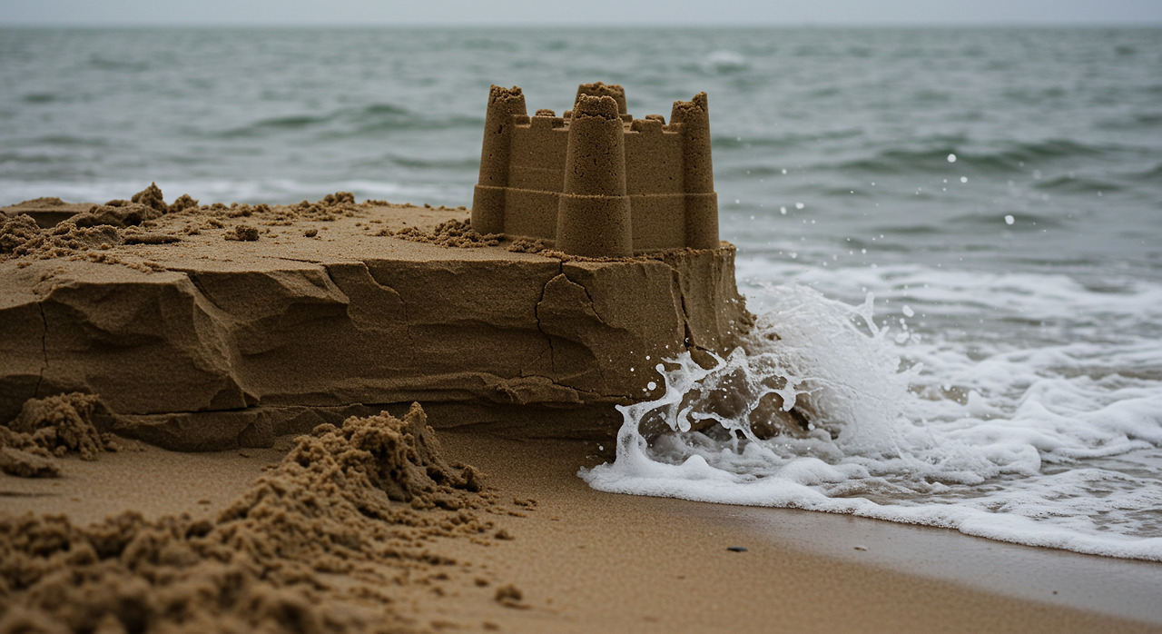 모래성이 한순간에 파도에 쓸려 2.jpg