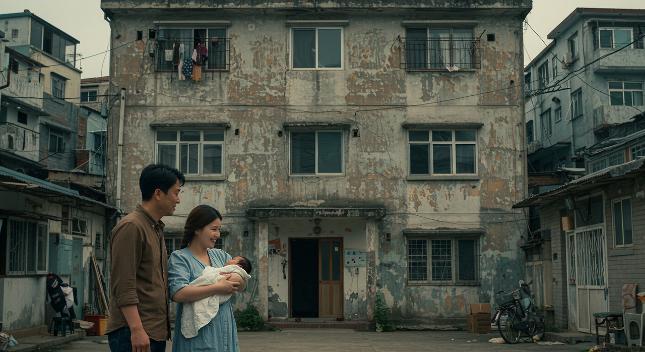 낡은 3층 아파트 건물 4.jpg