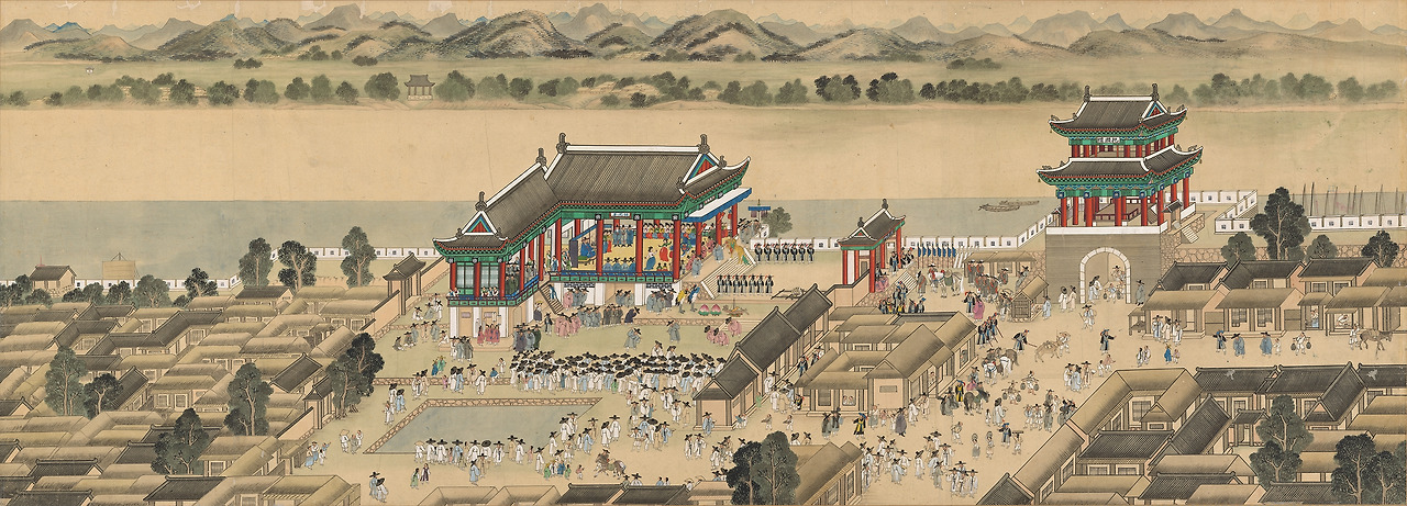 1871 국립중앙박물관이(가) 창작한 전 김홍도 필 평안감사향연도 저작물은 공공누리 출처표시-공공누리 공공저작물 자유이용허락 조건에 따라 이용할 수 있습니다..jpg