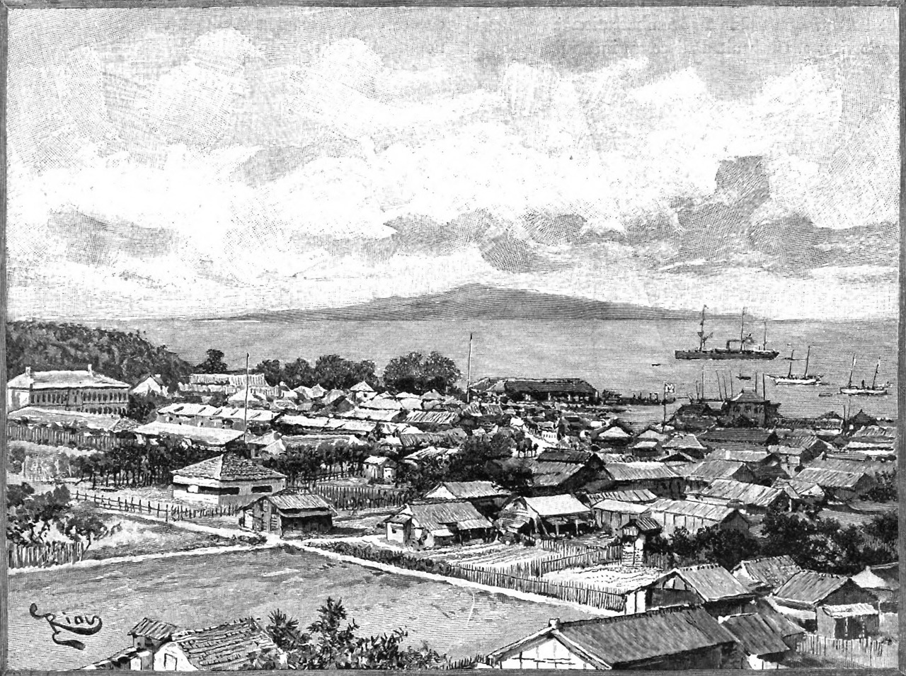 1880 원산 개항 후 14년 Le_Tour_du_monde-67-p203, 1894년 원산.jpg