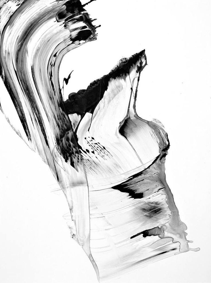 Abstract Painting by Newel Hunter, Acrylic on Hardboard, 18 x 24 in - Black & White Original Artwork For Sale on Saatchi Art_.jpg