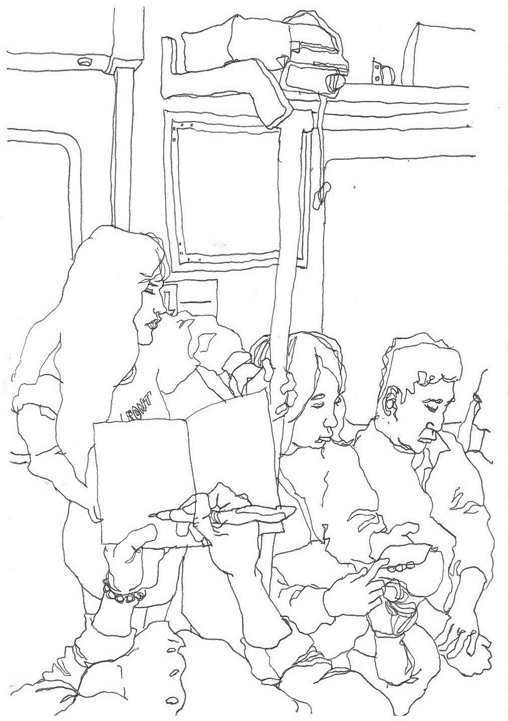 지하철에서 그림을 그리는 자화상.jpg