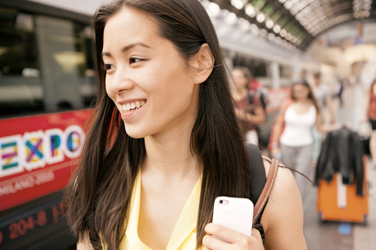 Young woman in Milan train station, Italy-medium.jpg