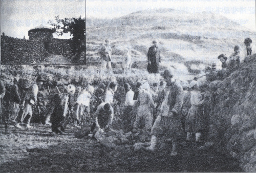 제주4·3 관련유적과 그의미 15_축성을 하는 모습과 초소.jpg