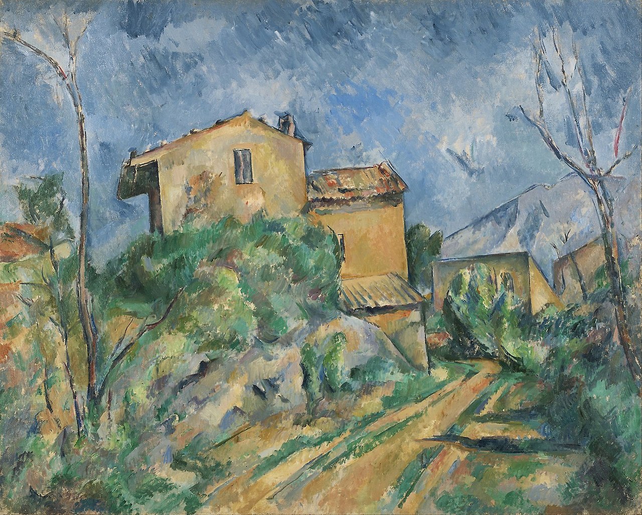 1344px-Paul_Cézanne_-_Maison_Maria_with_a_View_of_Château_Noir_-_Google_Art_Project.jpg