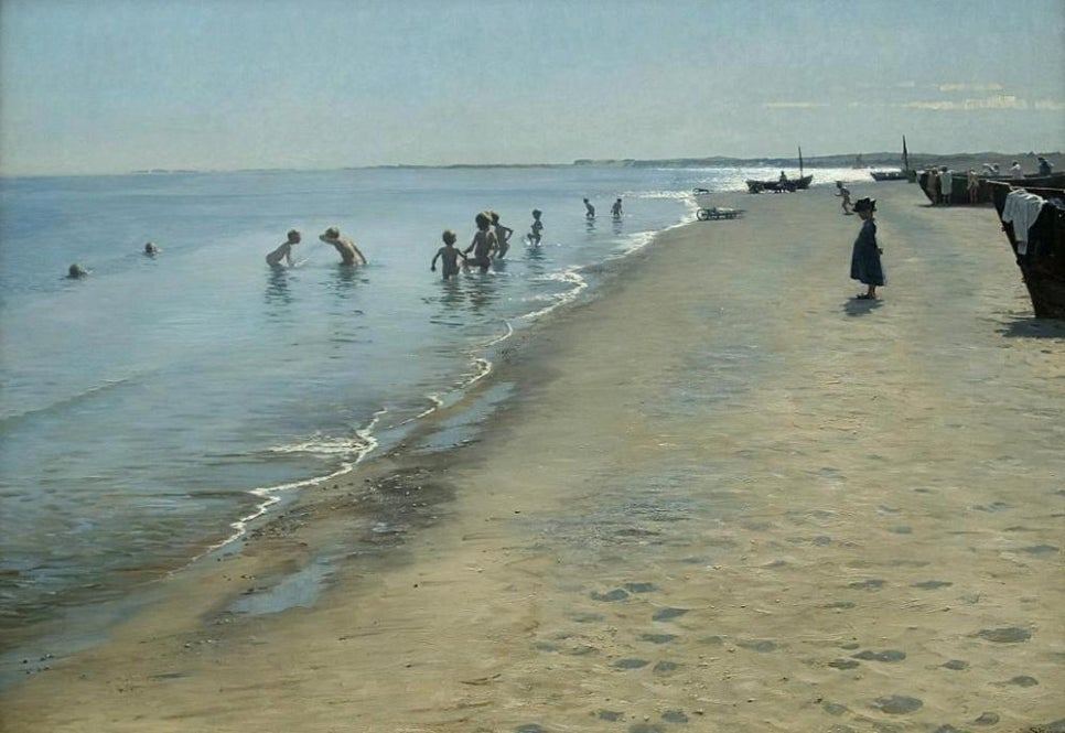 Krøyer_Sommerdag_ved_Skagens_Sønderstrand_1884.jpg