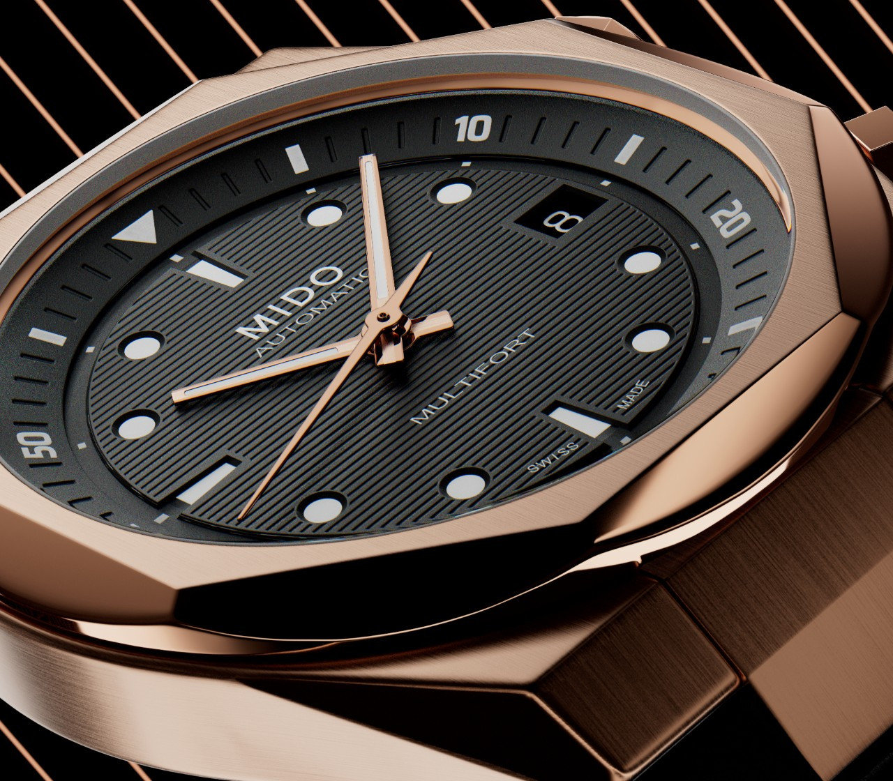 미도 멀티포트 8 투-크라운즈 로즈 골드 PVD (3).jpg