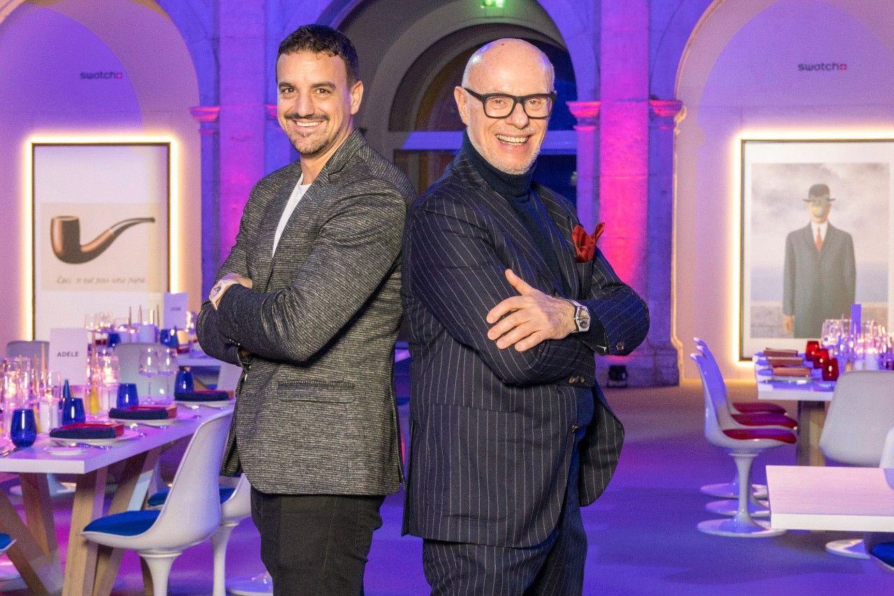 스와치 CEO_알랭 빌라드와_‘스와치 아트 피스 호텔’의 CEO_카를로 조르다네티.jpg