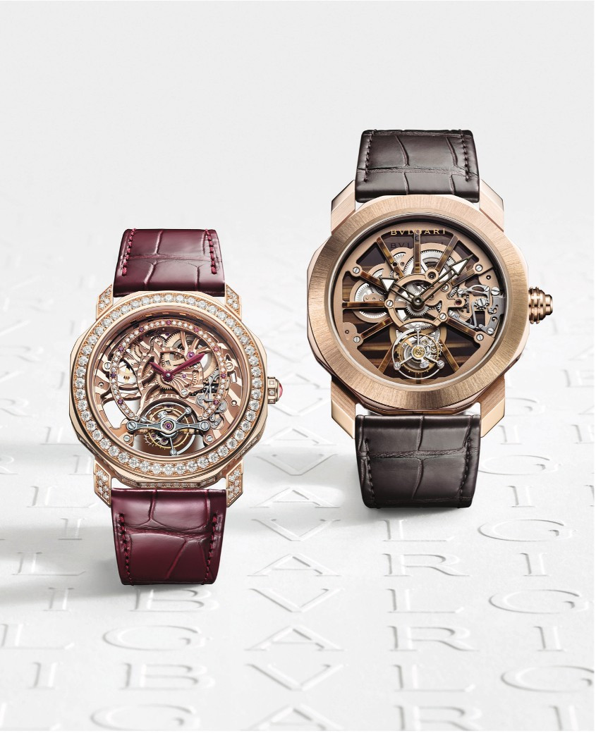 불가리_옥토 로마 프레셔스 투르비용 뤼미에르와_옥토 로마 프레셔스 나투랄리아.jpg