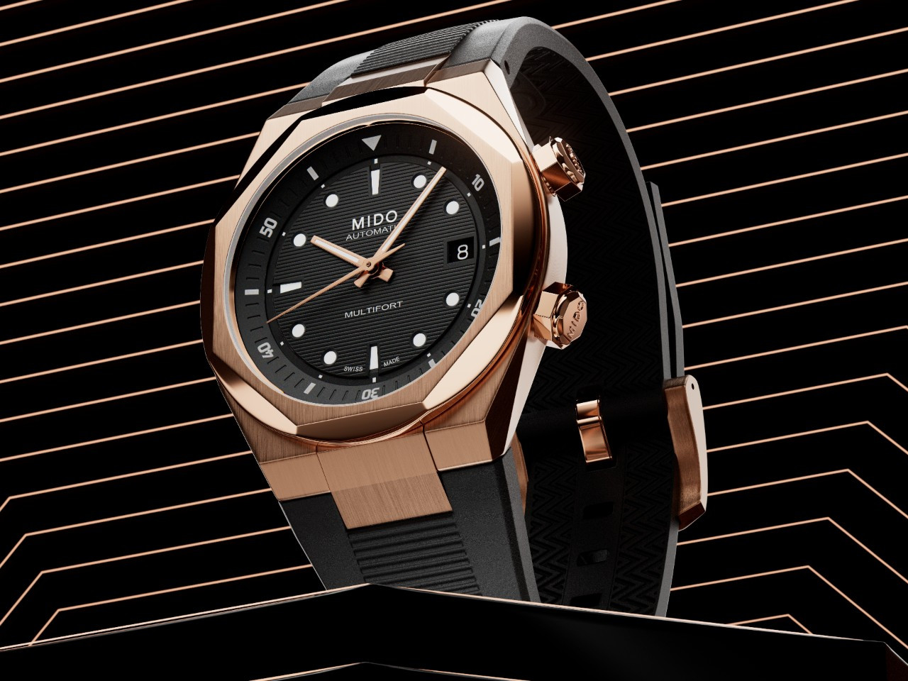 미도 멀티포트 8 투-크라운즈 로즈 골드 PVD (2).jpg