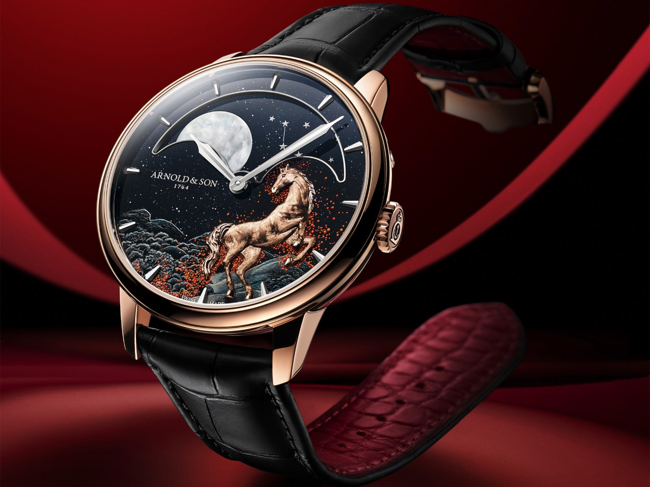 아놀드 앤 선 퍼페추얼 문 41.5 레드 골드 말의 해 (3).jpg