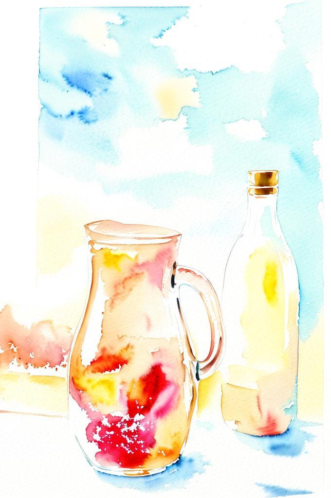 꿀막걸리수채화.jpg