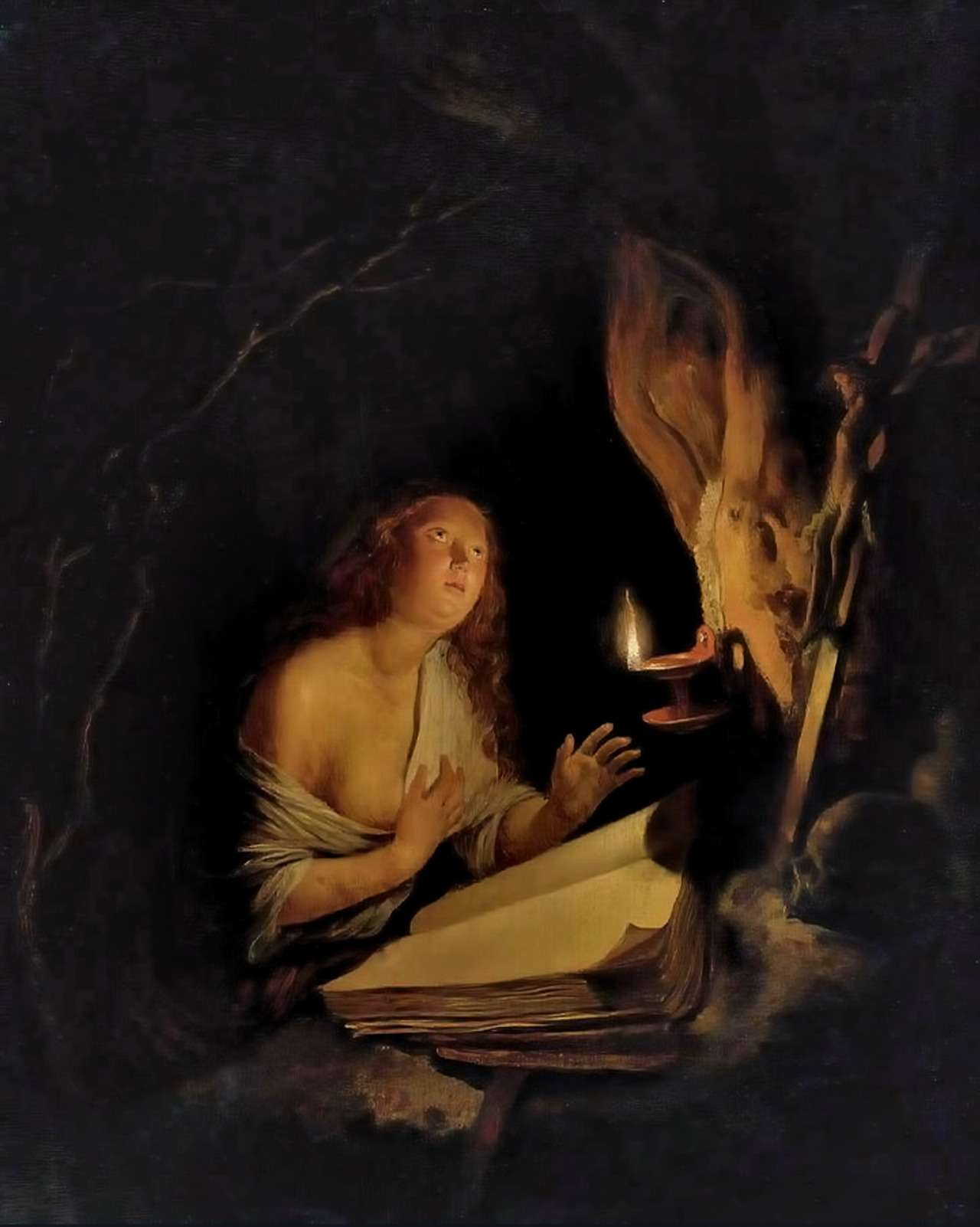 날짜미상-촛불 아래 회개하는 막달레나.jpg