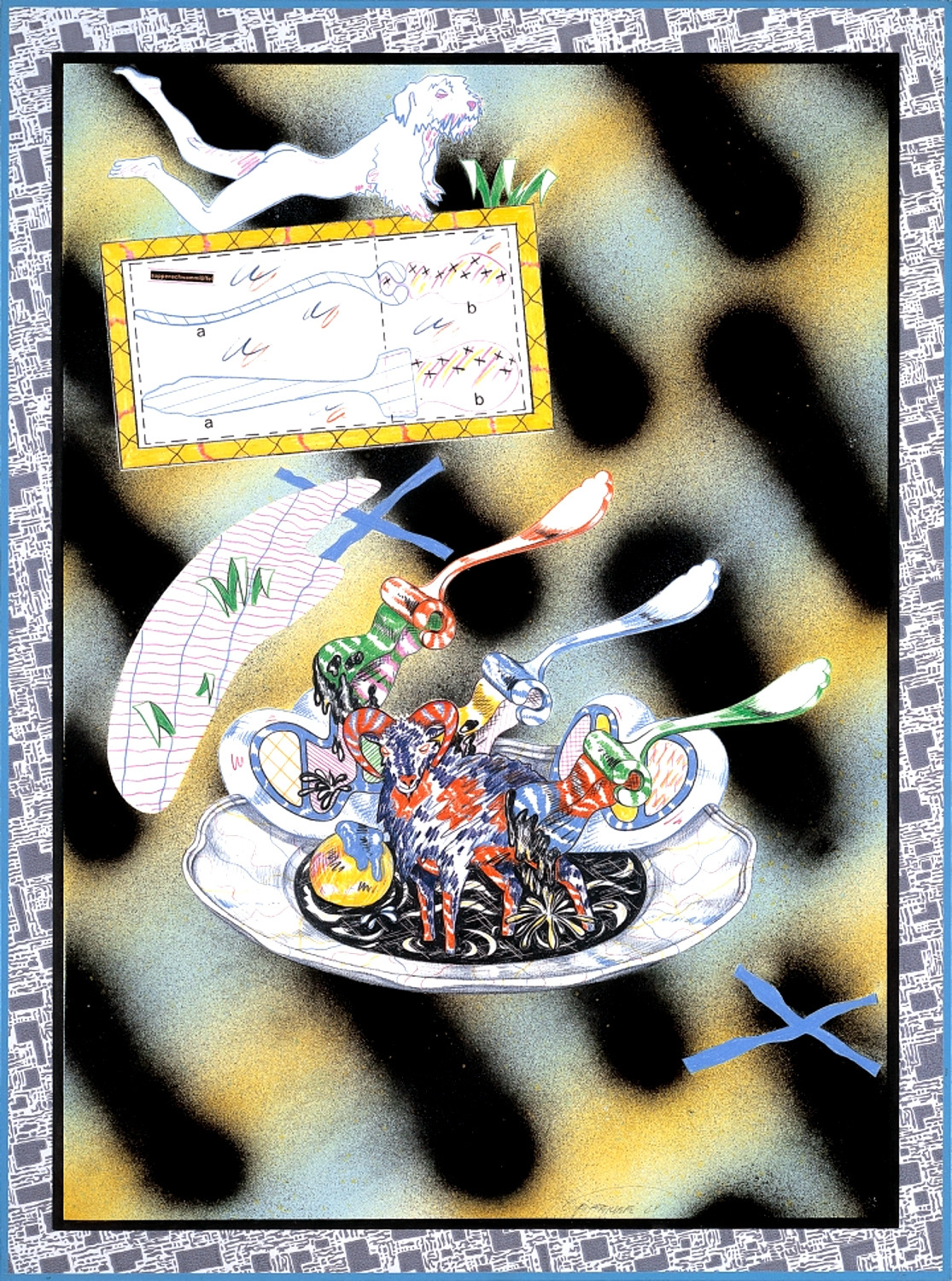 10설탕에 절인 장미와 식용회색 1967 밑칠한 캔ㄴ버스에 아크릴 물감 105_105 (1).jpg