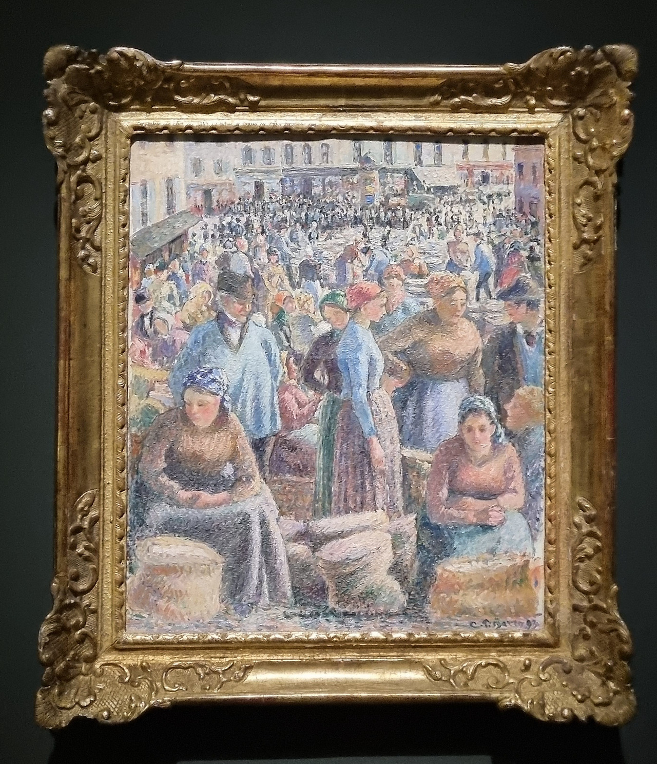 24.카미유피사로, 퐁투아즈곡물시장.jpg