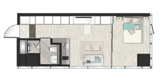 주방과 거실을 분리한 1.5룸 평면도.jpg