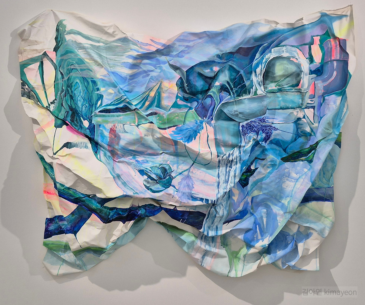 2. 물결치는 Rippling, 2025, Acrylic on Canvas, 140x166cm.jpg